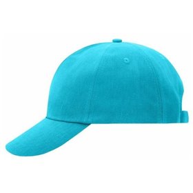 James & Nicholson - 5 Panel Cotton Cap MB9412, pacific-blau, Einheitsgröße