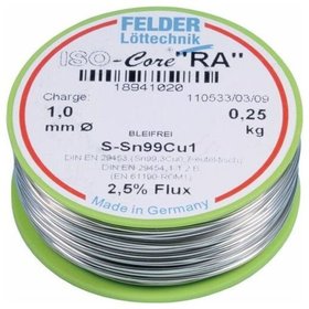 FELDER - Lötdraht RA Sn99,3Cu0,7 ø1,5mm 250g