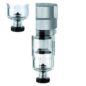 RIEGLER® - Filter »Standard-mini«, Polycarbonatbehälter, 8 µm, BG 0, G 1/8"