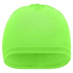 James & Nicholson - Running Beanie MB7125, hellgrün, Einheitsgröße