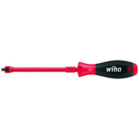 Wiha® - Schraubendreher Schlitz 398 Haltefunkt. Kunststoff Rundgriff 3x0,5x100mm