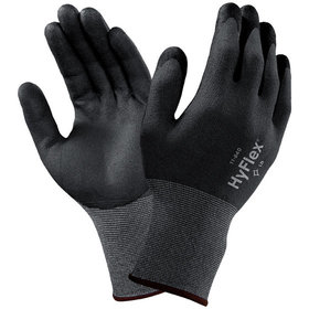 Ansell® - Mechanischer Schutzhandschuh HyFlex® 11-840, grau/schwarz, Größe 8,0