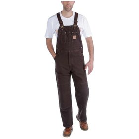 carhartt® - Herren Overall SANDSTONE BIB OVERALL, dark brown, Größe W44/L30