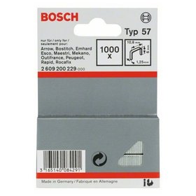 Bosch - Flachdrahtklammer Typ 57 10,6x1,25x6mm (2609200229)
