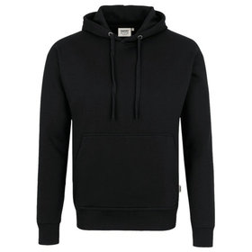 HAKRO - Kapuzen-Sweatshirt Premium 601, schwarz, Größe L