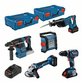 Bosch - Akku-Werkzeug-Set 18V: GSB + GWS + GBH + GSA + GLI + 3x ProCORE18V + GAL (0615990M2X)