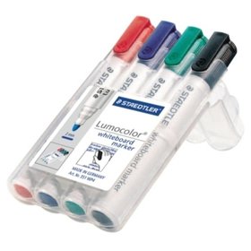 STAEDTLER® - Whiteboardmarker Lumocolor 351 WP4 2mm 4er-Pack