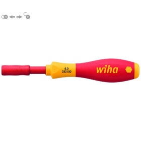 Wiha® - Bithalter m.Handg. 283100 Schraubendreherg. VDE Abt.: 6mm L:160mm