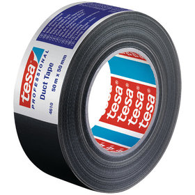 tesa® - Gewebeklebeband 4610 Basis duct Tape, schwarz, 50mm x 50m