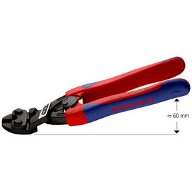 KNIPEX® - CoBolt® mit schlanken Mehrkomponenten-Hüllen 200 mm 7142200