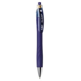 BIC® - Druckkugelschreiber ReAction 8575471 0,4mm Mine+Schaft blau