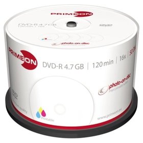 PRIMEON - DVD-R 2761206 16x 4,7GB 120Min. bedruckbar 50er-Pack