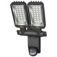 brennenstuhl® - LED-Strahler Duo Premium City SV5404 PIR IP44, Bewegungsmelder, drehbar, 31W