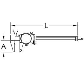 KSTOOLS® - Uhren-Messschieber, Messgenauigkeit +/-0,02