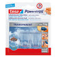 tesa® - Klebestück 58813-00000 4 Powerstrips + 2 Haken transparent