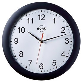 Funk-Wanduhr D300 Gehäuse sw, Zahlen