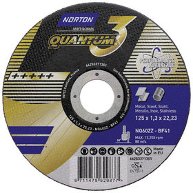 NORTON clipper® - Trennscheibe Quantum gerade 125 x 1,3mm