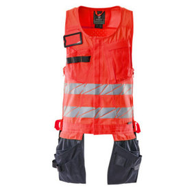 MASCOT® - Werkzeugweste ACCELERATE SAFE, hi-vis Rot/Schwarzblau, Größe L