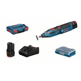 Bosch - Akku-Rotationswerkzeug GRO 12V-35, mit 2x 2,0 Ah Li-Ion Akku, L-BOXX