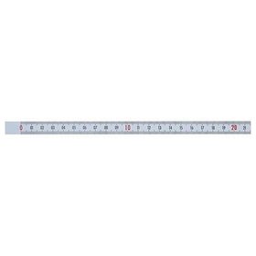 KIPP - Maßband, selbstklebend 300 x13mm, horizontal, weiß, Nullpunkt links