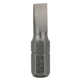 Bosch - Schrauberbit Extra-Hart, S 1,0 x 5,5, 25mm, 25er-Pack (2607001465)