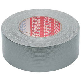 tesa® - Gewebeklebeband, 50 m x 48mm, silbergrau