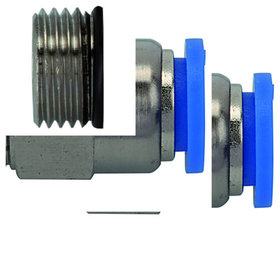RIEGLER® - Steck-Einschraubverschr selbstabsperrend KS/MS Blaue Serie G1/4 Schlauch 6mm