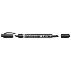 Markal® - DURA-INK Dual Marker 0,8 / 1,5mm schwarz, 4er-Pack