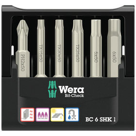 Wera® - Bit-Check 6 SHK 1 SB, 6-teilig