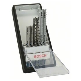 Bosch - 6-tlg. Stichsägeblatt-Set Wood and Metal, Robust Line, Progressor, U-Schaft (2607010532)