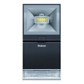 theben - LED-Strahler 10W theLeda 4000K 840lm sw 1LED IP55 mt breitstrahlend m.BWM