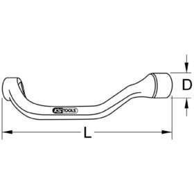 KSTOOLS® - 1/2"Zylinderkopf-Schlüssel Mercedes 12-kant SW 17