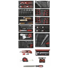GEDORE red® - R21010002 Werkzeugsatz 11x CT-Module + diverse Werkzeuge 166-teilig