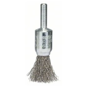 Bosch - Pinselbürste, Edelstahl, gewellter Draht, 0,2mm, 15mm, 4500 U/ min (2608622126)