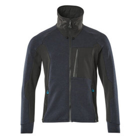 MASCOT® - Sweatshirt mit Reißverschluss ADVANCED, Schwarzblau/Schwarz, Größe S