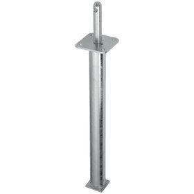 GH® Baubeschläge - Stützenfuß Typ D 24x120mm, Dolle 48,3x500mm