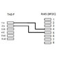goobay® - TAE Telefon-Adapter-Stecker, TAE-F-Stecker auf RJ45-Buchse