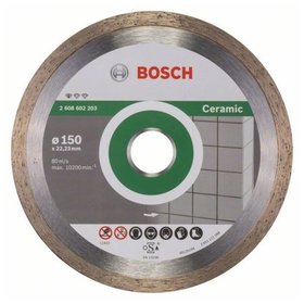 Bosch - Diamanttrennscheibe Standard for Ceramic, 150 x 22,23 x 1,6 x 7mm, 1er-Pack (2608602203)