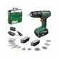 Bosch - Akku-Bohrschrauber EasyImpact 18V-40, 1 x Akku PBA 18V 1.5Ah + SystemBox (06039D810C)