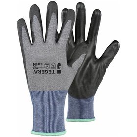 TEGERA® - ESD-Handschuhe TEGERA 803, Kat. II, blau/grau/schwarz, Gr. 8