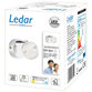 LEDINO - Ledar LED-Spot 5W, 3000K, chrom