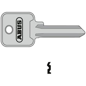 ABUS - Schlüsselrohling, 85/50+60, 90/50, eckig, Messing neusilber