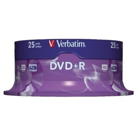 Verbatim® - DVD+R 43500 16x 4,7GB 120Min. Spindel 25er-Pack