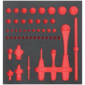 FORMAT - Werkzeugmodul 2/3 leer für Steckschlüssel 1/4" und 1/2"