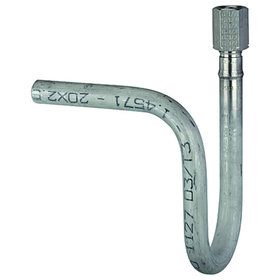 RIEGLER® - Wassersackrohr in U-Form, Schweißanschluss, G 1/2", Stahl