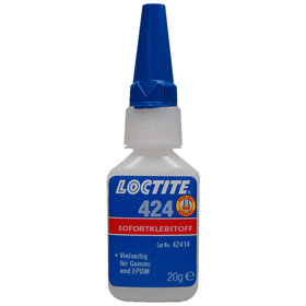LOCTITE® - 424 Kunststoff-Sofortklebstoff farblos, niedrigviskos, 20gr Flasche