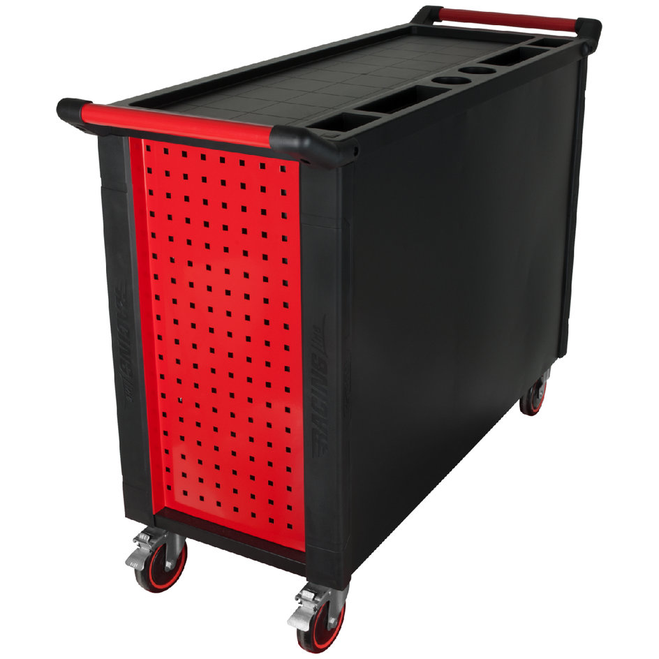 KSTOOLS® - RACINGline SCHWARZ/ROT Werkstattwagen Mit 7 Schubladen Und 1 ...