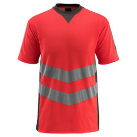 MASCOT® - Sandwell T-Shirt SAFE SUPREME, hi-vis Rot/Dunkelanthrazit, Größe XL