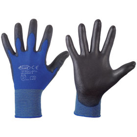 strongHand® - Handschuh LINTAO 0720, blau/schwarz, Größe 09H