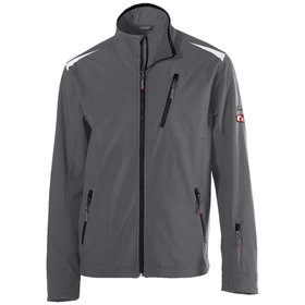 FORTIS AS - Softshell-Jacke 24, dunkel-grau/schwarz, Größe L
